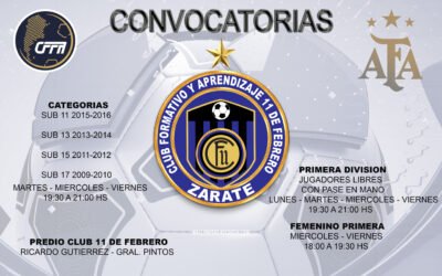 CONVOCATORIA 2025-2026